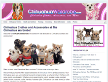 Tablet Screenshot of chihuahuawardrobe.com